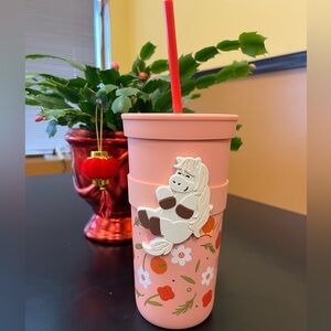 *NWT* Starbucks 2026 Lunar Year of the Horse Pink Cold Cup 20 oz SS Tumbler